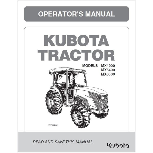 OM TRACTOR MX4900, MX5400, MX6000 (CAB, ROPS) AUG '25